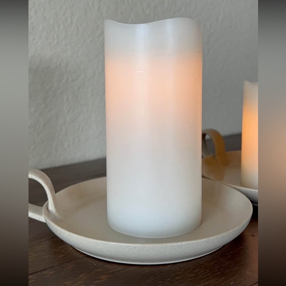 Brand New Target Cream Candle Holder - Home Accents